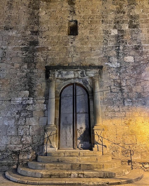 Puerta de la Parròquia de Santa Eulàlia - Spain