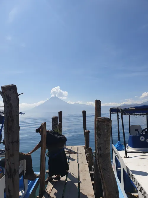 Volcán San Pedro - Från Panajachel, Guatemala