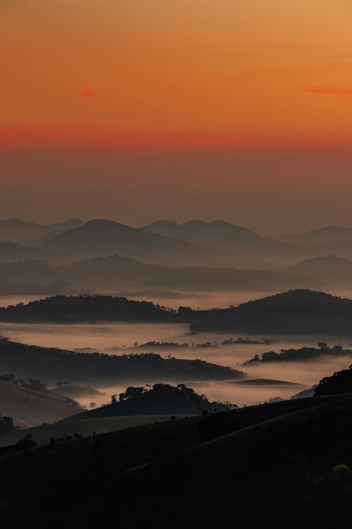 Pôr do Sol - Desde Pinhalzinho, Brazil