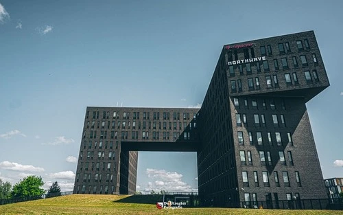 Utrecht Buildings - Desde Courtyard, Netherlands