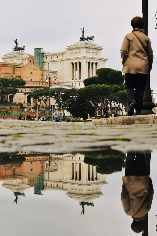 Altare della Patria - Aus Via del Tempio della Pace, Italy