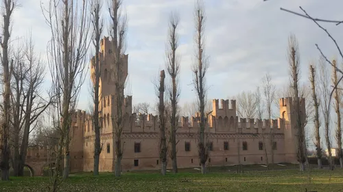 Castello dei Manzoli - From Courtyard, Italy