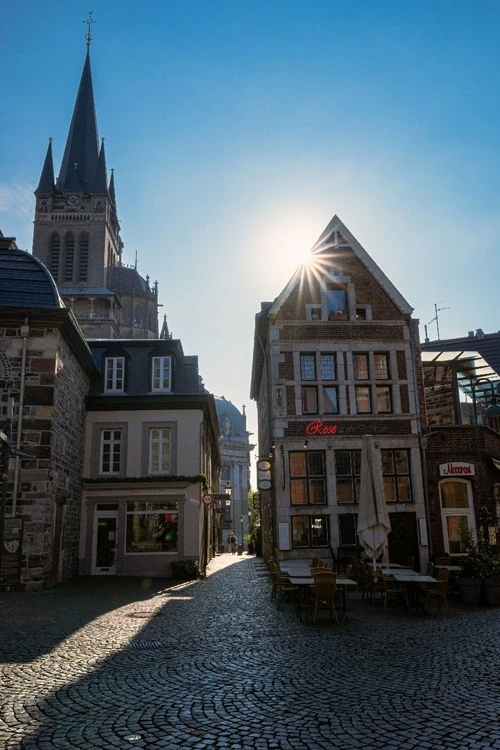 Aachener Dom - Des de Fischmarkt, Germany