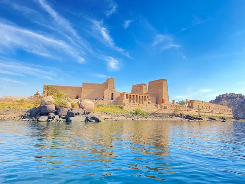 Temple de Philae - Desde Depuis le bateau, Egypt