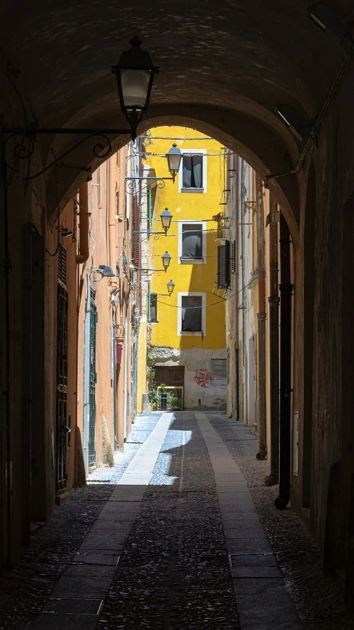 Via Francesco Cetti Street - From 36 Corso Vittorio Emanuele II, Italy