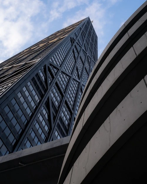 John Hancock Building - Depuis South East corner of the block, United States