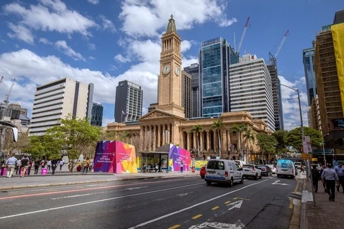 Brisbane City Hall - Depuis Brisbane, Australia