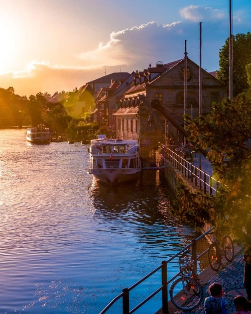 Little Venice Bamberg - İtibaren Untere Brücke, Germany