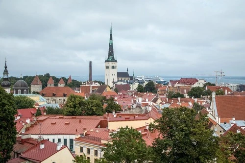 Blick über Tallin - From Kohtuotsa Aussichtsplattform, Estonia