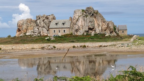 Maison de Gouffre de Plougrescant - 从 Parking, France