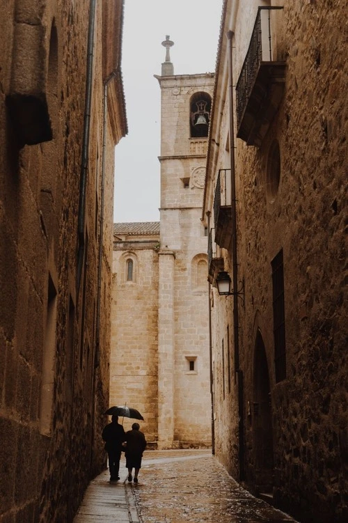 Casco Histórico de Cáceres - Desde Calles de Cáceres, Spain