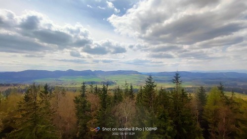 Wałbrzych - から Borowa - widok, Poland