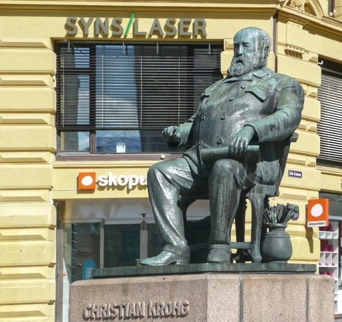 Christian Krohg Statue - Norway