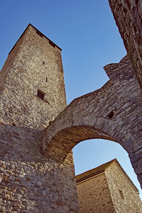 Castles of Bellinzona - Desde Old Castle Wall, Switzerland