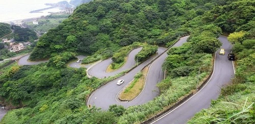 Jinshui Highway - From Viewpoint, Taiwan