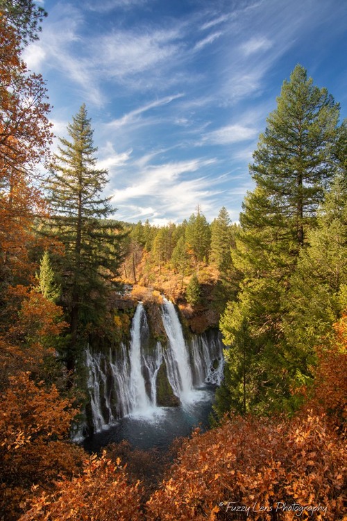 Burney Falls - Desde Parking lot walkway, United States