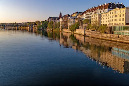 Häuser am Rhein - От Mittlere Brücke, Switzerland