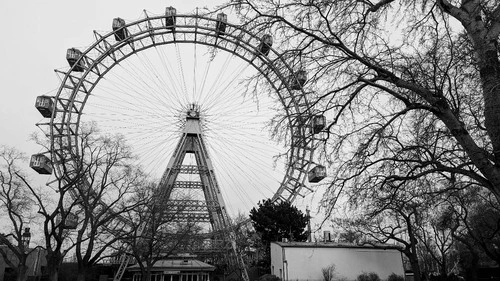 Wiener Riesenrad - Desde Kaiserwiese, Austria