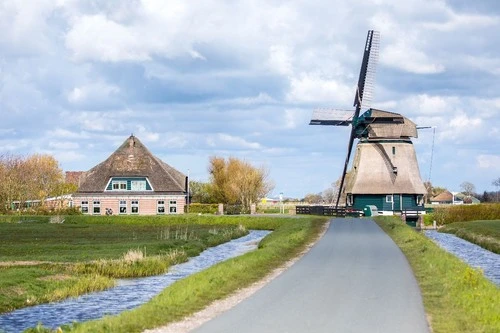 Groetermolen - Frá Hargerweg, Netherlands