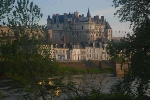 Château Royal d'Amboise - From Statue Leonardo da Vinci, France