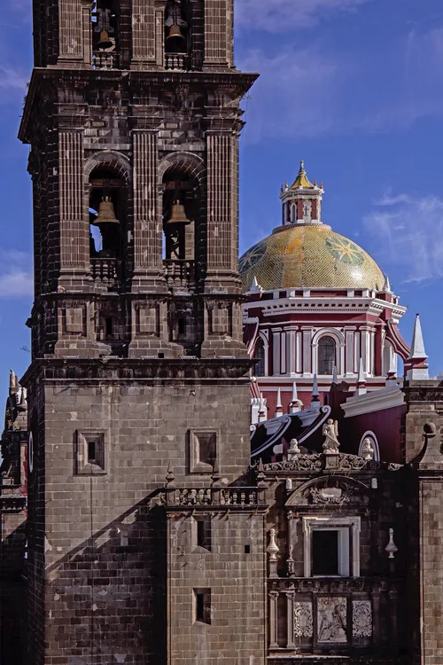 Catedral de Puebla - From Terraza de Edificio, Mexico