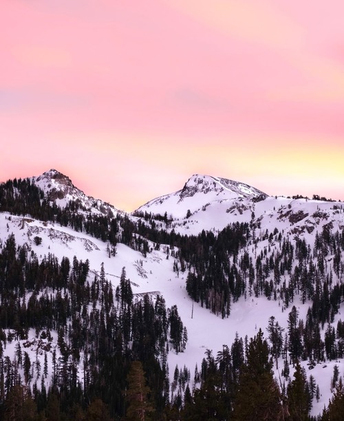 Elephants Back Peak - から Red lake Vista point, United States