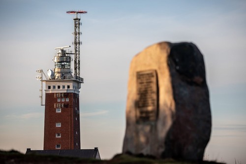 Leuchtturm und Gedenktafel - 从 Klippenrandweg, Germany