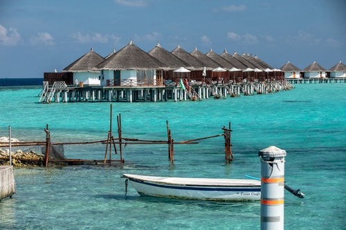 Waterbungalows - From Boattrip, Maldives