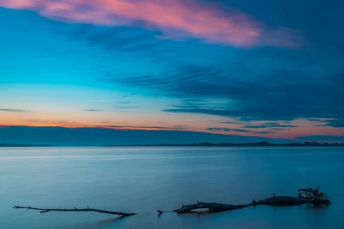 Włocławek's Dam at Sunrise - Desde Parking przy tamie, Poland