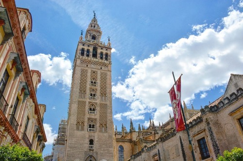 Capilla Real Catedral De Sevilla - From Fuente Farola, Spain