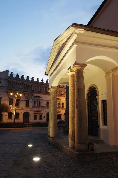 Cathedral of Saint Nicholas' Door - From Hlavná, Slovakia