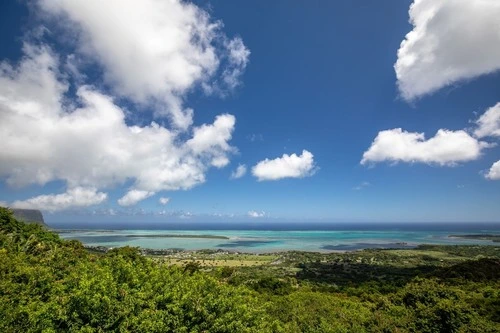 Mauritian Sea / Landscape - Aus Chamarel View Point, Mauritius