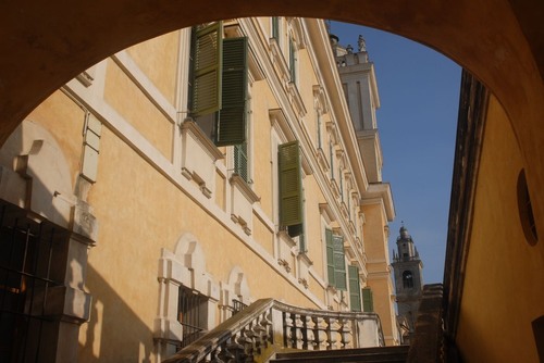 Cappella Ducale di San Liborio - From Giardini della Reggia di Colorno, Italy