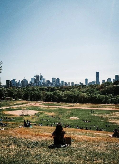 West Riverdale Dog Park - From Bayview Ave, Canada