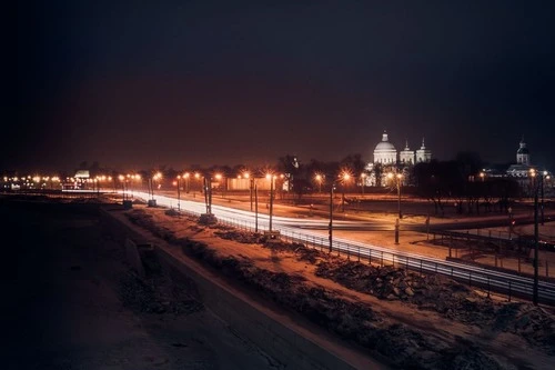 St Petersburg - From Most Aleksandra Nevskogo, Russia