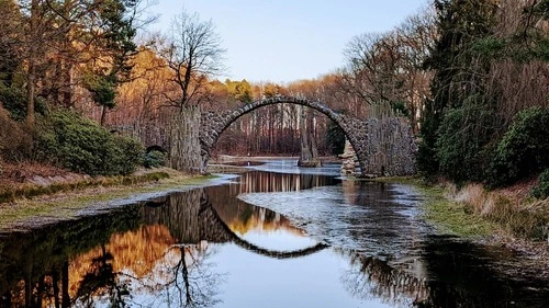 Rakotzbrücke - From Viewpoint, Germany