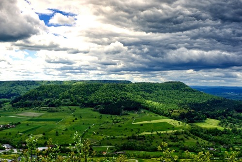 Aussicht vom Teufelsloch - 从 Am Rand des Teufelsloch auf dem Filsenberg, Germany