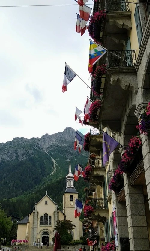 Église Saint-Michel - From Chamonix-Mont-Blanc town hall, France