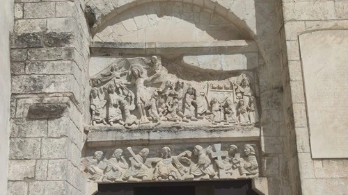 Portale del Battistero di S. Giovanni in Tumba - Italy