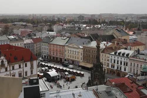 Upper Square of Olomouc - Aus Church of St. Maurice, Czechia