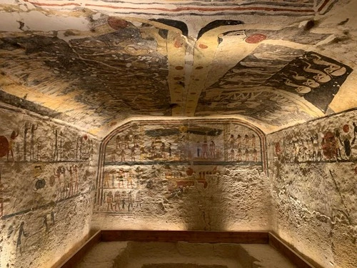 Valley of the Kings - Desde Ramses III tomb, Egypt