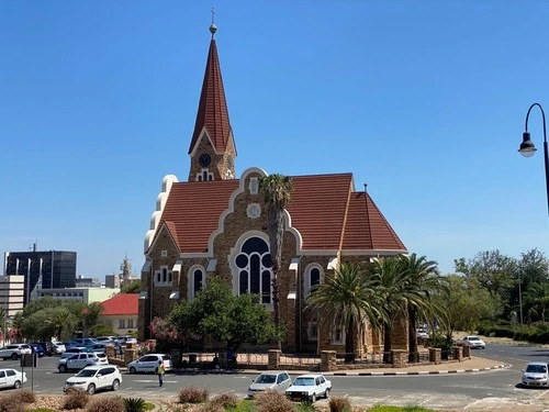 Christus Church - Depuis Independence Museum, Namibia