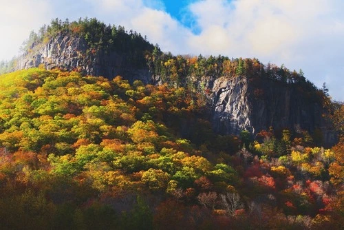 Frankenstein Cliff - Aus Arethusa Falls Trailhead Parking, United States