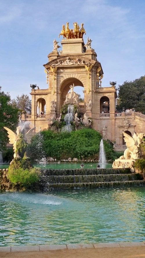 Cascada Monumental - From Parque de la Ciudadela, Spain