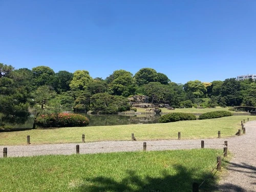 六義園 - From Togetsukyo Bridge, Japan