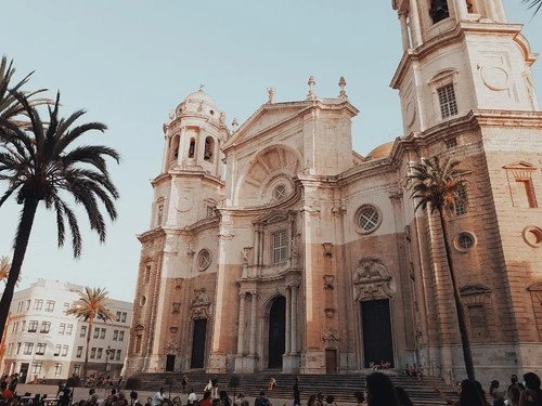 Cathedral of Cadiz - From Entrance, Spain