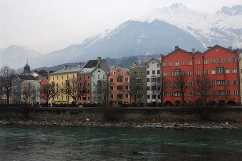 Fiume Inn e Mariahilfstrasse - Aus Markplatz, Austria