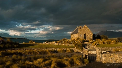 Church of the Good Shepherd - From Pioneer Road, New Zealand