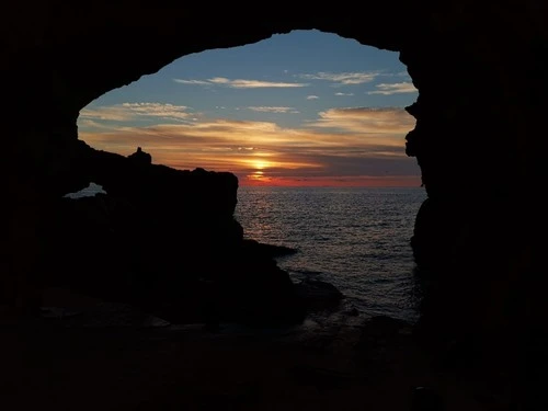 Caves in Platges de Comte - From Platges de Comte, Spain