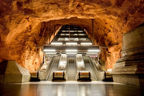 Rådhuset - From Stockholm Subway, Sweden